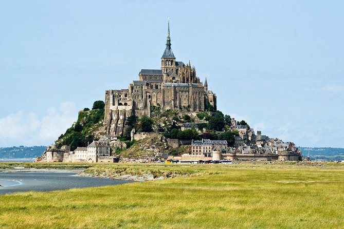 Mont Saint-Michel Small-Group Trip with Cider Tasting from Paris - Entering the Abbey above the village