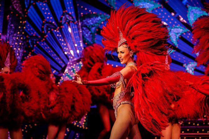 Moulin Rouge Dinner Show with Champagne and Drop Off - Féerie, the cabaret show