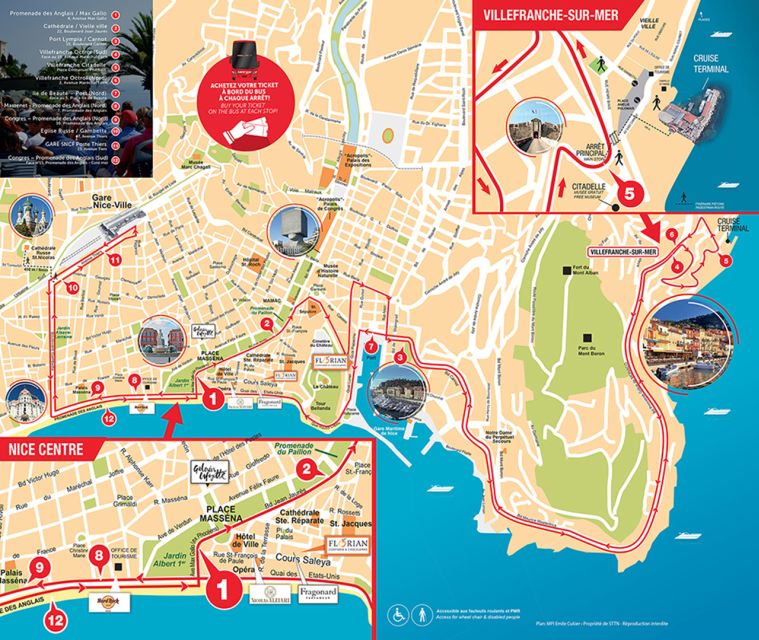 Nice: 1 or 2-Day Hop-On Hop-Off Bus Tour - What the Audio Guide Adds
