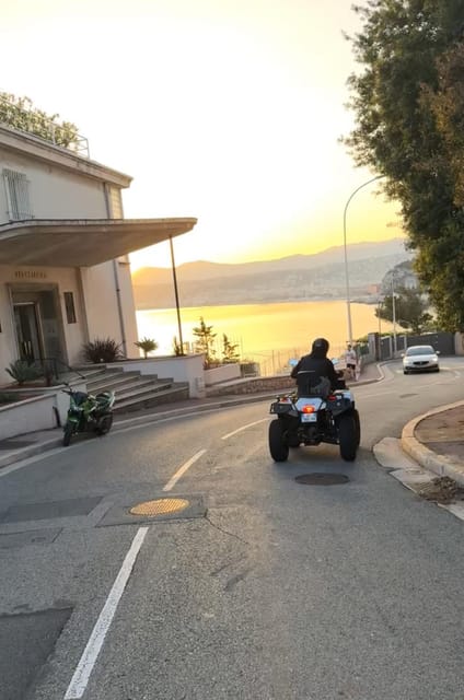 NICE BY ELECTRIC QUAD:panoramic tour from Nice - How the quads work for couples and families