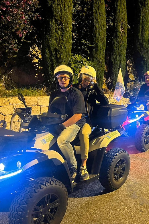 NICE BY ELECTRIC QUAD:panoramic tour from Nice - The limits of a two-hour panoramic ride