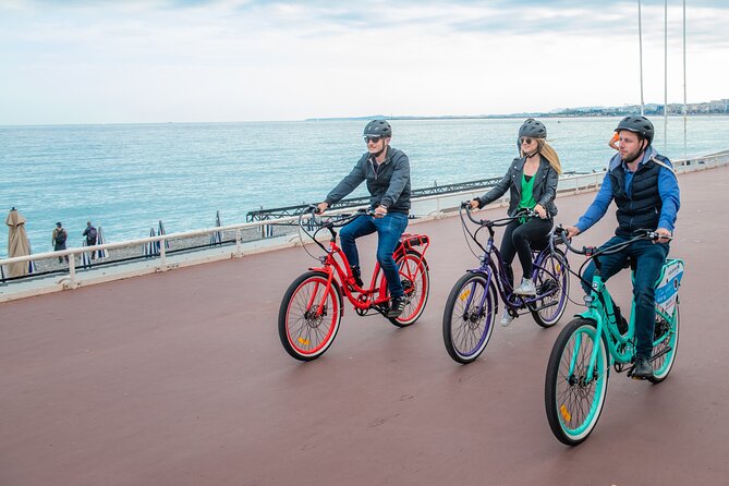 Nice City Best Highlights E-bike Tour - The Castle Hill climb and the payoff