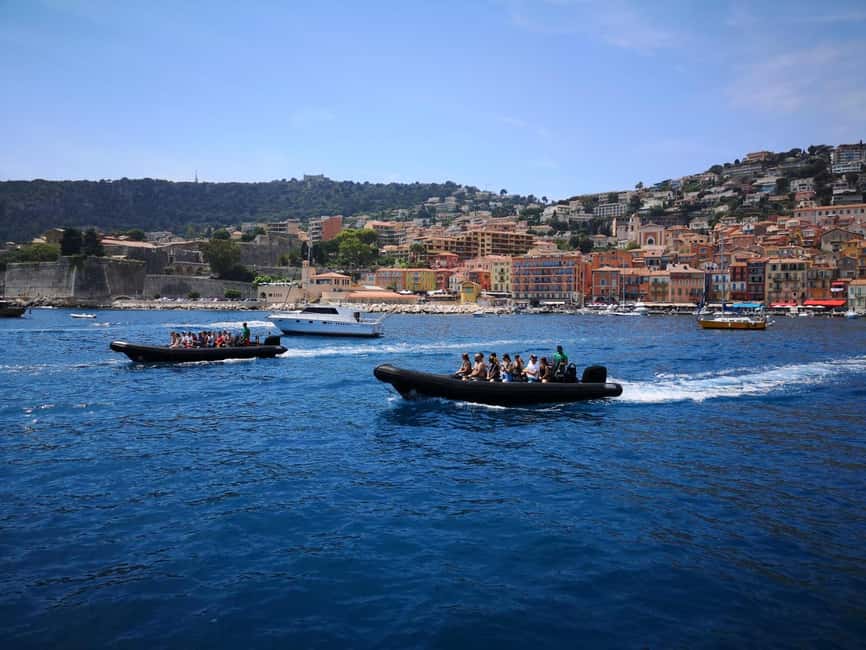 Nice: Coastline Boat Cruise to Monaco - Villefranche-sur-Mer: the first coastal reveal
