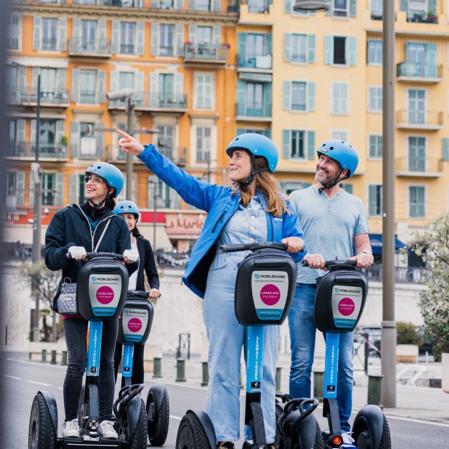 Nice: Guided Segway Tour - The blue chair and the first seafront views