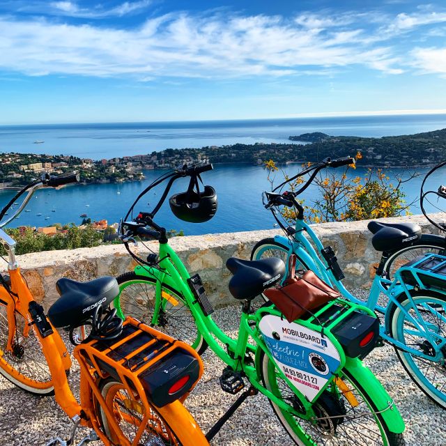 Nice: Panoramic French Riviera E-Bike Tour - Nice Harbour, La Réserve, and the Princess Grace Memorial