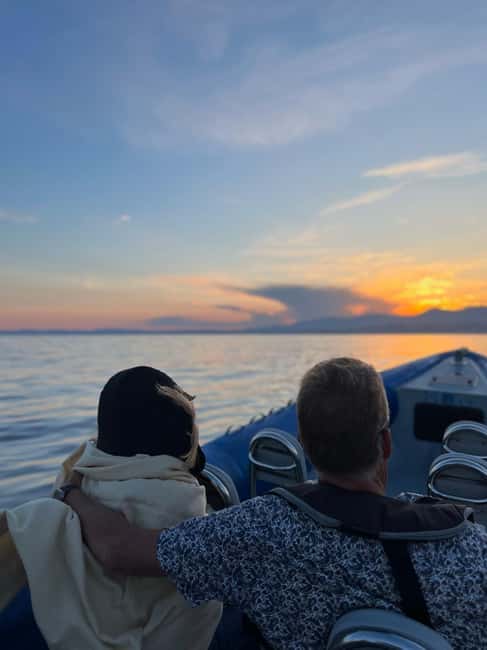 Nice: Sunset Boat Tour with Wine and Local Snacks - The return toward Cap de Nice at sunset