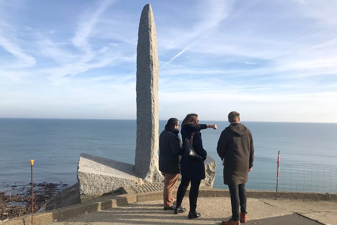 Normandy D-Day Landing Beaches Small-Group Day Trip from Paris - Pointe du Hoc and the high ground above the sea