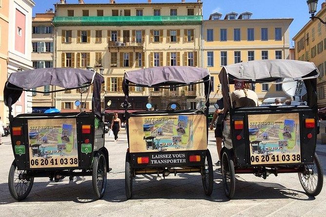 Original Nice city tour ( pedicab-vélo taxi) - Quai Rauba Capeu and the romantic waterfront pause