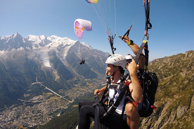 Paragliding Tandem Flight over the Alps in Chamonix - Stop 1: Mont Blanc from the air