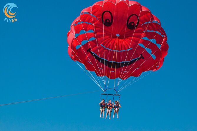 Parasailing - Staying dry, or taking the sea dip
