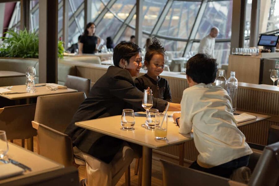 Paris: 3-Course Lunch at Eiffel Tower's Madame Brasserie - The elevator ride and first-floor arrival