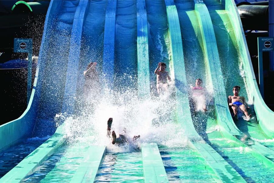 Paris: Aquaboulevard Water Park Entrance Ticket - The 11 slides and the park’s faster side