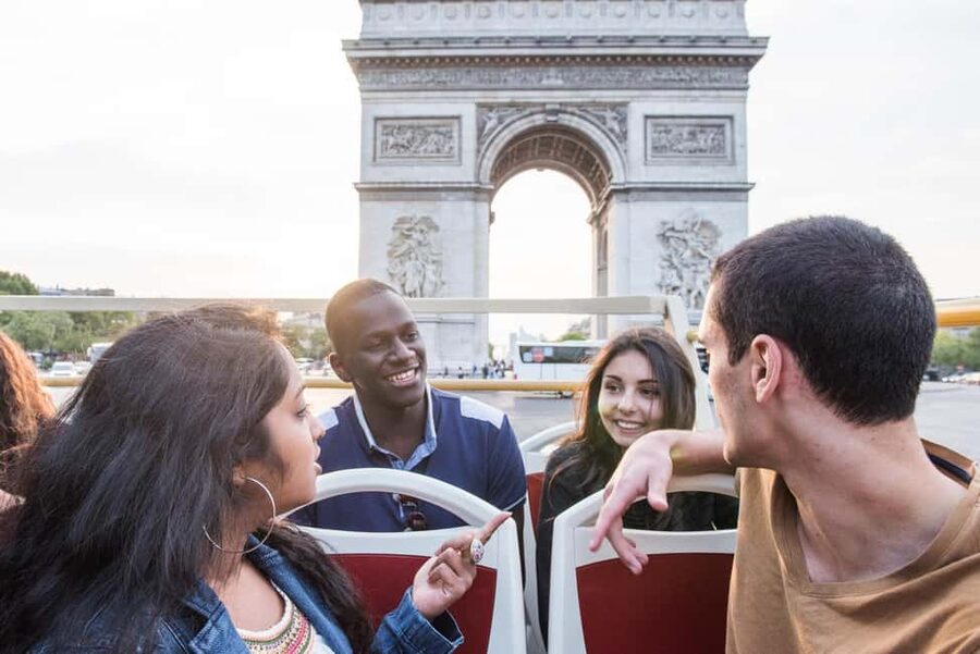 Paris: Arc de Triomphe Ticket & Big Bus Hop-on Hop-off Tour - Key points to know before you book