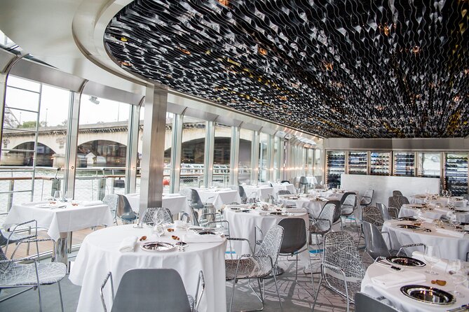 Paris at the First Lodges - Ducasse sur Seine Lunch Cruise - Choosing wine from nearly 100 references