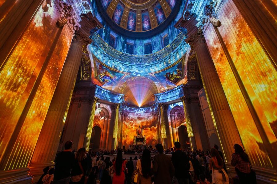 Paris: Aura Invalides Immersive Experience Entry Ticket - The Dôme becomes the stage