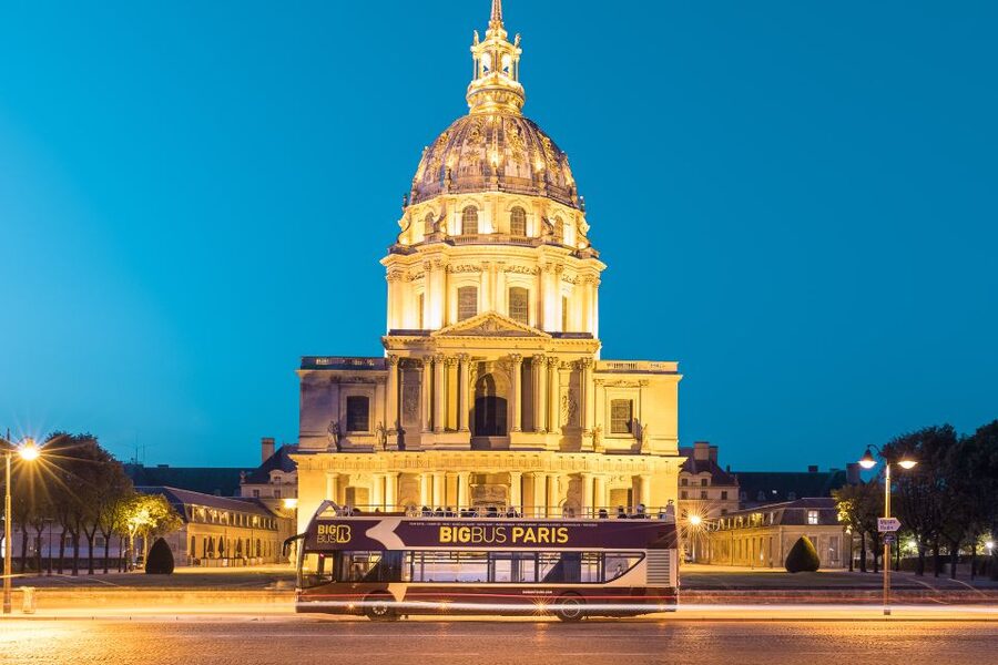 Paris: Big Bus Hop-on Hop-off Tour & Panoramic Night Tour - The two-hour panoramic night tour