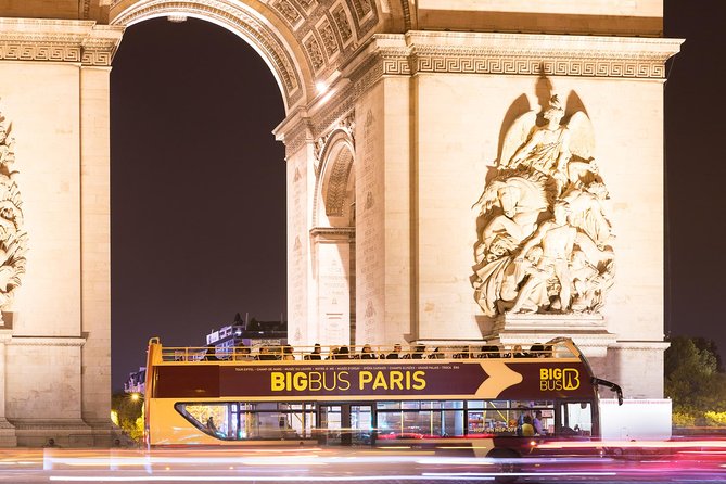Paris Big Bus Open Top Panoramic Night Tour - Is $36.14 good value?
