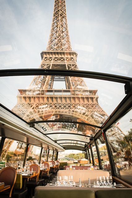 Paris: Bustronome Gourmet Dinner Tour - Paris after dark, with the Eiffel Tower as the finale