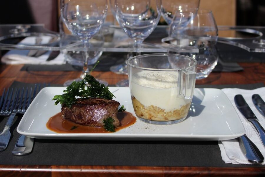 Paris: Bustronome Gourmet Lunch Tour on a Glass-Roof Bus - The panoramic terrace and glass roof