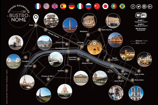 Paris Bustronome Gourmet Sightseeing Lunch on a Panoramic Bus - A 90-minute window onto Paris