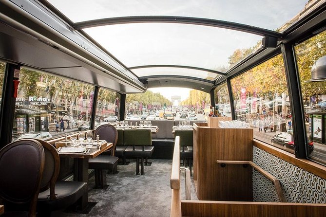 Paris Bustronome Gourmet Sightseeing Lunch on a Panoramic Bus - Is the $84.48 price good value?