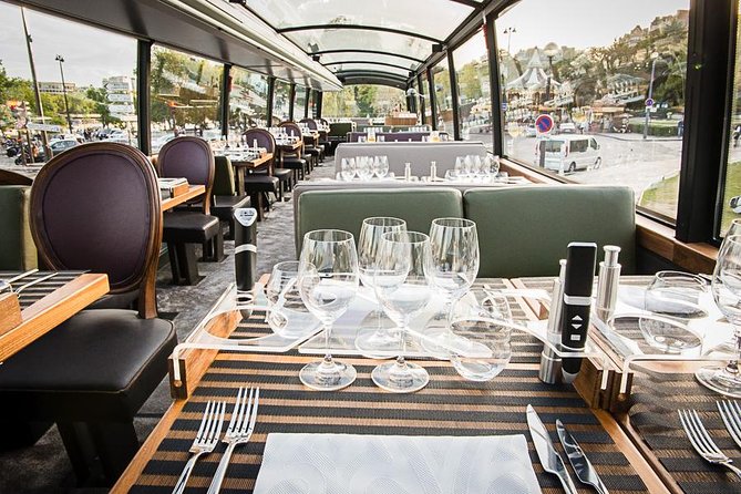 Paris Bustronome Gourmet Sightseeing Lunch on a Panoramic Bus - FAQ