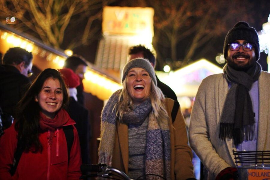 Paris By Night: 3-Hour Guided Bike Tour - The Louvre lit up