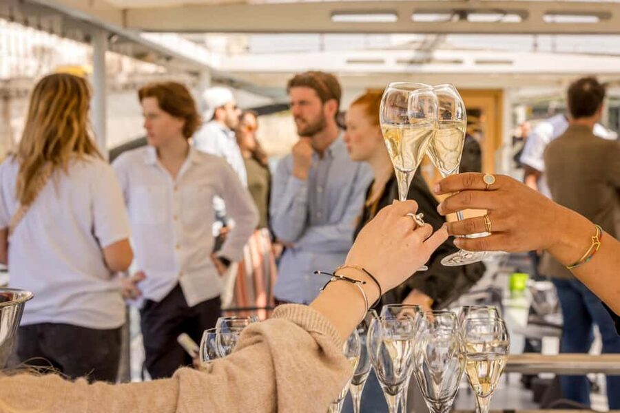Paris: Champagne Tasting Cruise Departure from Eiffel Tower - The first pour: learning how to read a Champagne label