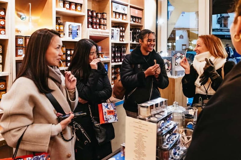 Paris: Chocolate & Patisserie Walking Tour with Tastings - Eight stops with more than chocolate