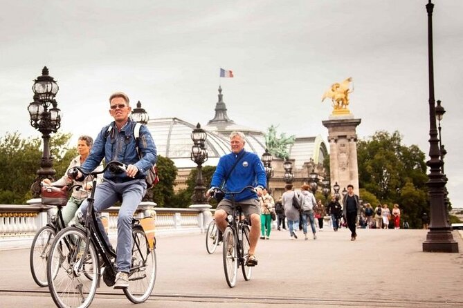 Paris: City Bike Tour on a Dutch Bike - The Eiffel Tower from street level