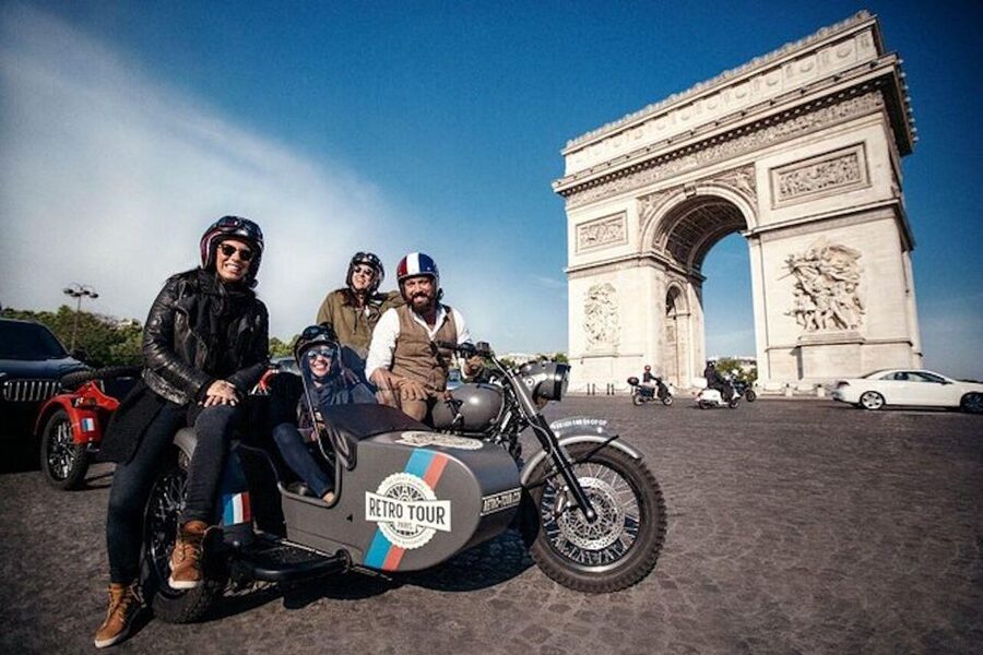 Paris: City Highlights Tour by Vintage Sidecar - The Eiffel Tower and Trocadéro photo stop