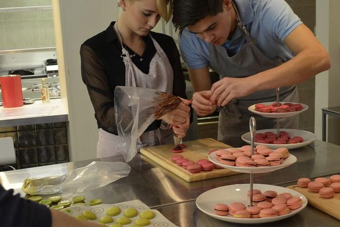 Paris Cooking Class: Learn How to Make Macarons - Piping buttercream and assembling the macarons