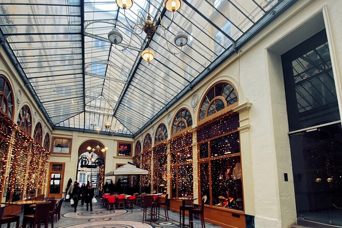 Paris Covered Passages Walking Tour plus Seine Cruise Option - Passage Choiseul and the practical side of Paris