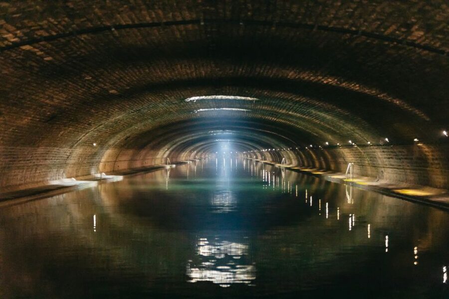 Paris: Cruise on the Saint-Martin Canal and the Seine River - The dark passage beneath the Bastille
