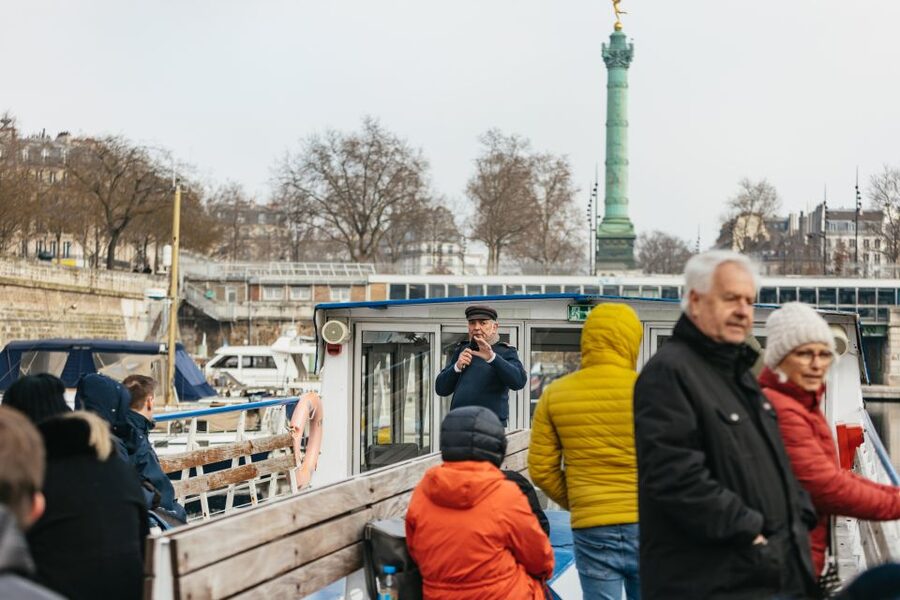 Paris: Cruise on the Saint-Martin Canal and the Seine River - Emerging at Arsenal Port and Place de la Bastille
