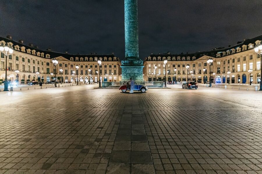 Paris: Discover Paris by Night in a Vintage Car with a Local - The Eiffel Tower after dark