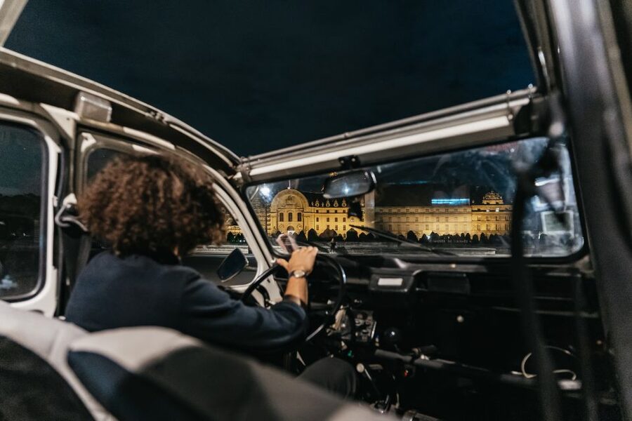 Paris: Discover Paris by Night in a Vintage Car with a Local - Starting with hotel pickup and the City of Lights