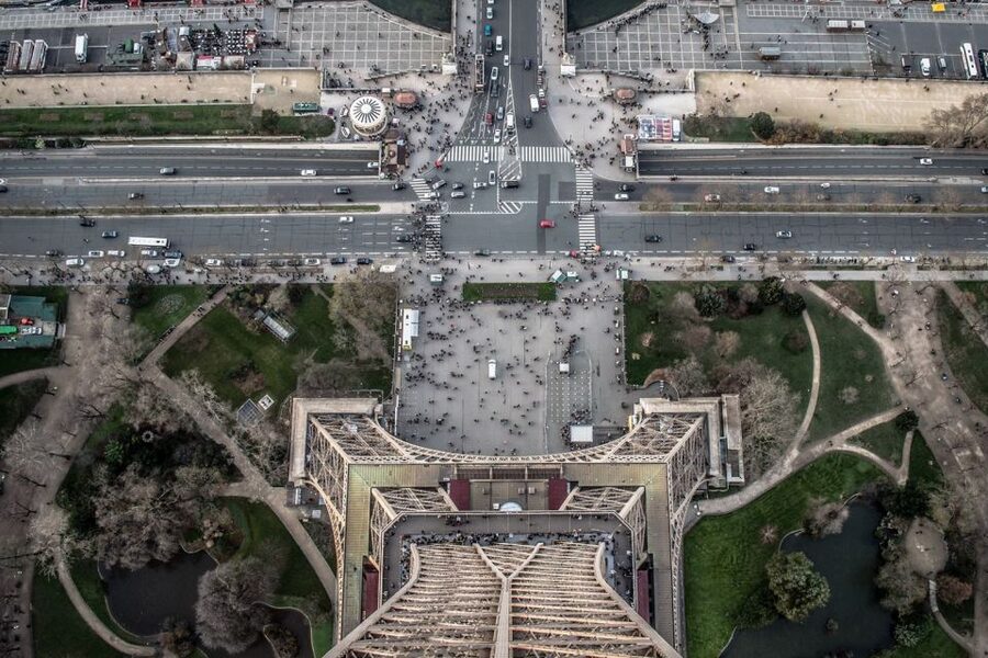 Paris: Eiffel Tower Access and Seine River Cruise - Second level views across Paris