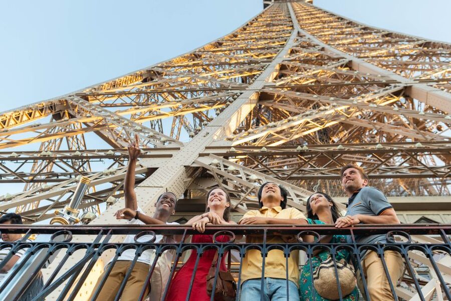 Paris: Eiffel Tower Access w/ Audioguide and Optional Cruise - The first and second floors by elevator