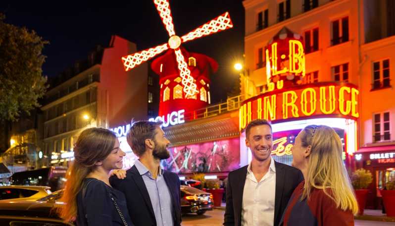 Paris: Eiffel Tower Dinner Cruise with a Moulin Rouge Show - Eiffel Tower after sunset