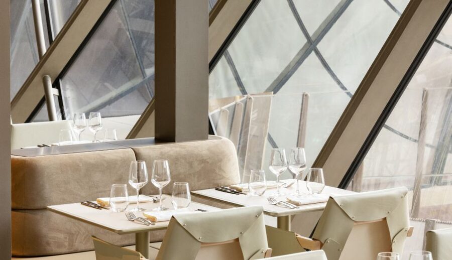 Paris: Eiffel Tower's Madame Brasserie 3-course lunch 12:00 - The View Toward the Trocadéro and La Défense