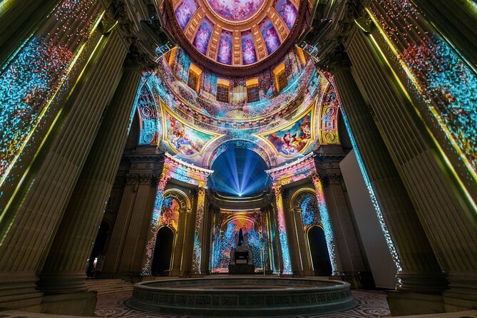 Paris Entrance Ticket to the Aura Invalides Immersive Show - Cold stone, stairs, and standing time