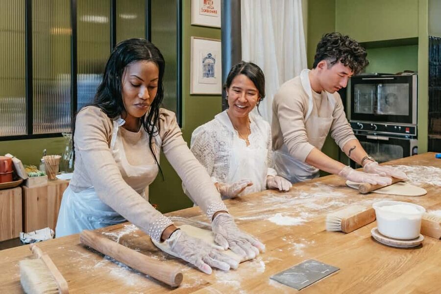 Paris: French Croissant Baking Class with a Chef - Rolling, folding, and shaping the dough