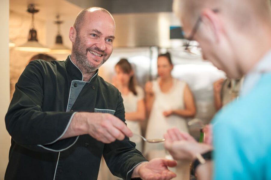 Paris: Full-Day Cooking Class with 3-Course Lunch - Sitting down to the meal you made