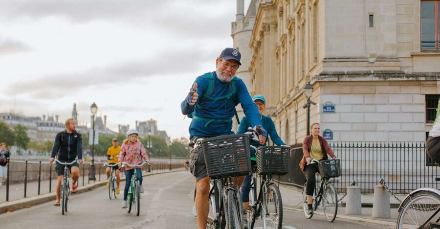 Paris: Guided Bike Tour Like a Local - Notre-Dame and the riverfront start to the story