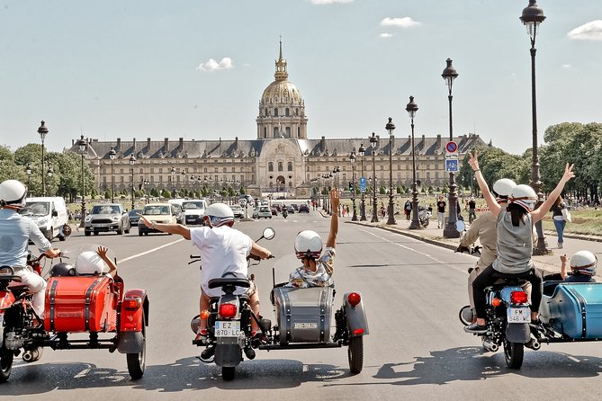 Paris Highlights city tour on a vintage Sidecar Motorcycle - Through the Latin Quarter and the Sorbonne