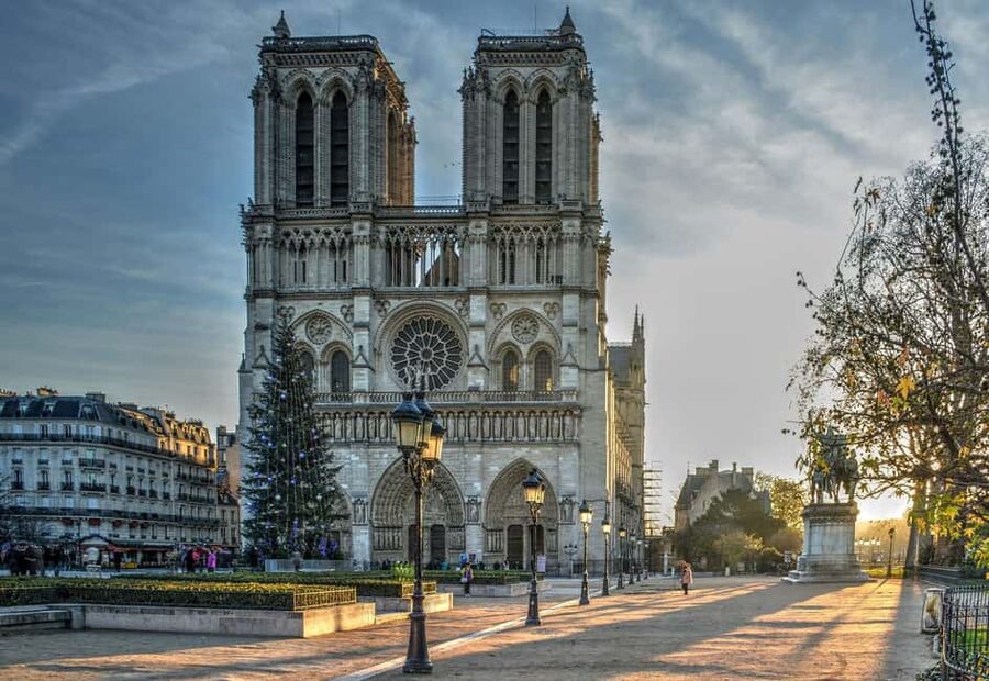Paris Highlights Full Day Tour - Notre Dame from the outside