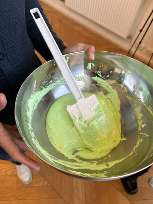 Paris: Macaron Baking Class in Central Paris - Mixing and piping the shells