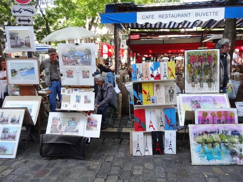 Paris Montmartre: 2-Hour City Tour in German - Moulin de la Galette and Montmartre’s artistic past