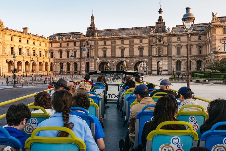 Paris: Night Bus Tour with Audioguide - The upper deck, weather, and comfort
